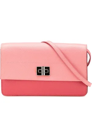 Prada 2013-2024 Saffiano Turn Lock Wallet on Strap crossbody bag