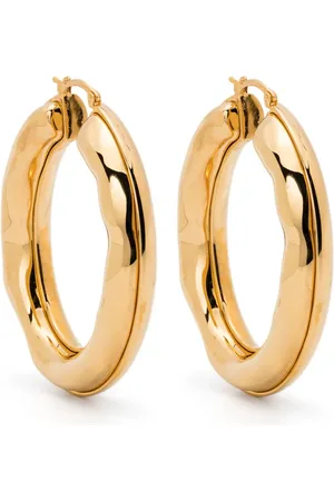 Jil Sander Irregular hoop earrings