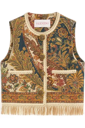 VALENTINO GARAVANI Voyage Imaginaire-print vest