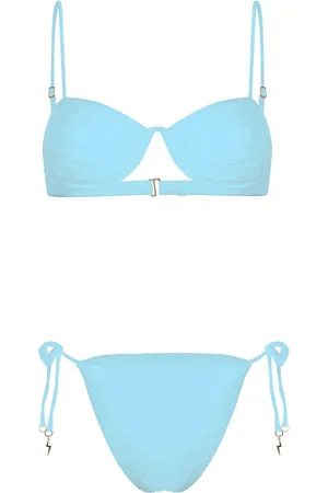 Noire Swimwear Monowire satin bikini set