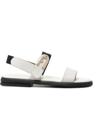 Furla Sign leather sandals