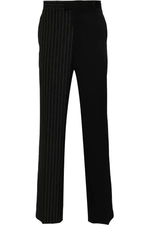 Maison Margiela Pinstripe straight-leg trousers