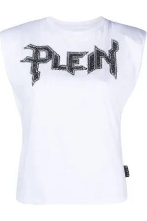 Philipp Plein Logo-embellished cotton tank top