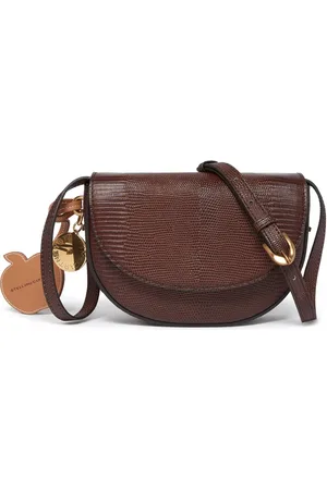 Stella McCartney Frayme scale-embossed shoulder bag