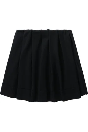 Low Classic Pleated knitted mini skirt
