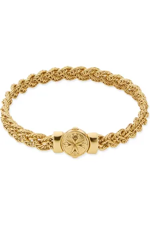 EMANUELE BICOCCHI Small diamond-cut flat braided bracelet