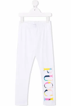 PUCCI Junior Logo print leggings