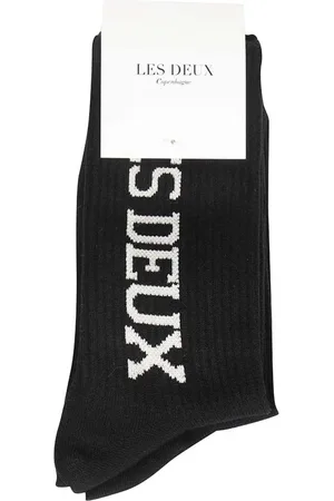 Les Deux Vertigo logo-embellished socks