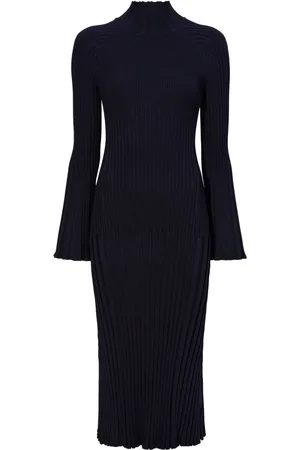 Proenza Schouler Roll-neck ribbed midi dress