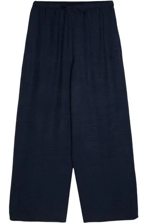 Izzue Pleated wide-leg trousers