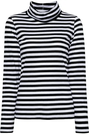 AGNÈS B. Striped transformable T-shirt