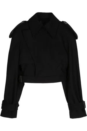 WARDROBE.NYC Perfecto cropped trench jacket