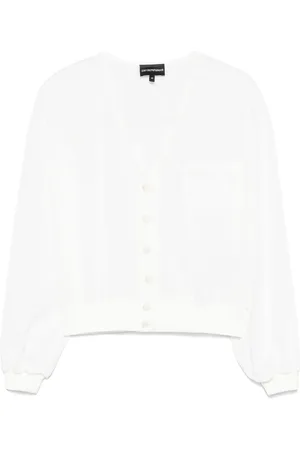 Emporio Armani Logo-embroidered blouse