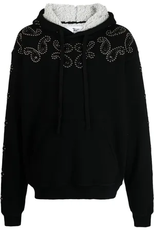 Cout de la Liberte Bead-embellished Western-style hoodie