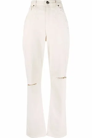 Etro High-waisted straight leg jeans