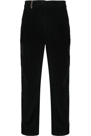 PESERICO SIGN Corduroy straight-leg trousers