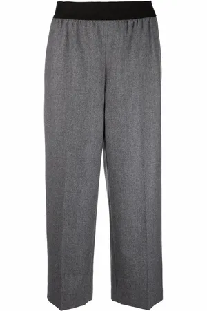 Stella McCartney Cropped flannel trousers
