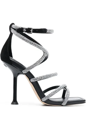 Michael Kors Crystal-embellished 120mm leather sandals