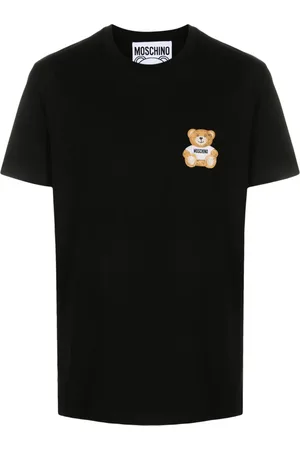 Moschino Teddy Bear-embroidered cotton T-shirt