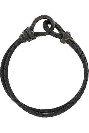 Nialaya Wrap-around leather bracelet