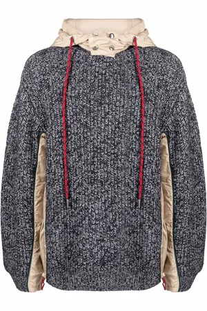 Moncler Logo-patch multi-panel jumper