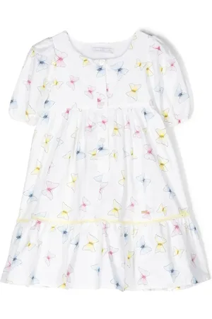 PATACHOU Butterfly poplin dress