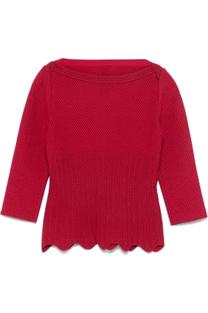 Alaïa 2000s peplum top