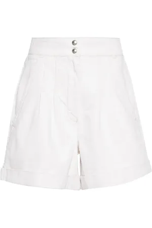 IRO Pleat-detailing twill shorts