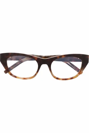 Saint Laurent Tortoise-shell cat-eye glasses