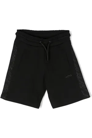 HUGO BOSS Logo-print drawstring-waist shorts