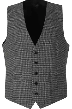LARDINI Houndstooth-pattern vest