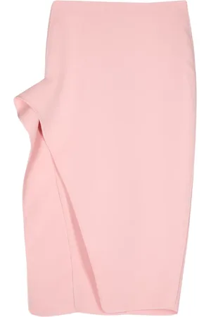 MATICEVSKI Draped-detailing midi skirt
