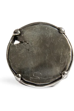 Detaj Mirror signet-band ring