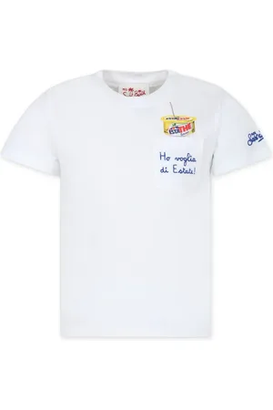 MC2 SAINT BARTH Estathé-print cotton T-shirt