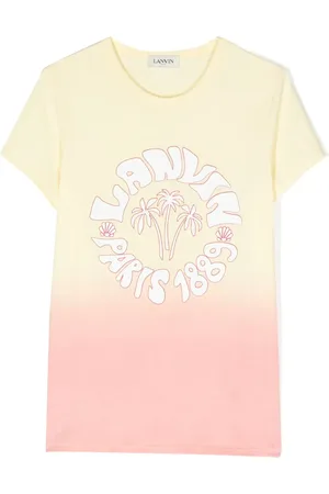 Lanvin Ombré-effect cotton T-shirt