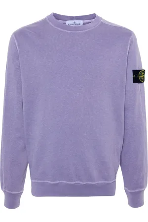 Stone Island Compass-badge cotton sweatshirt