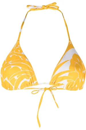 ERES Epice leaf-print triangle bikini top