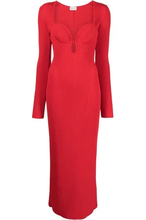 MAGDA BUTRYM Ribbed knitted maxi dress