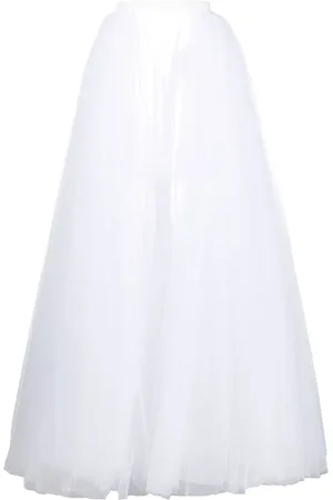 Rebecca Vallance Tulle-netted long skirt