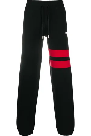 GCDS Logo plaque track trousers