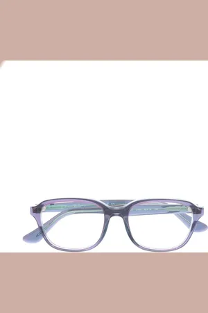 Ray-Ban Polished-effect square-frame glasses