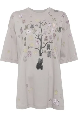 JNBY Bear printed short sleeved t-shirt
