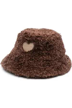 MONNALISA Heart-patch bucket hat