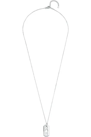 Mateo Sterling Razor Blade necklace