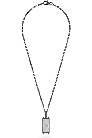Philipp Plein Skull-pendant necklace