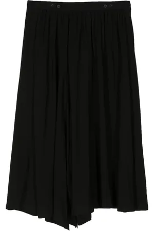 YOHJI YAMAMOTO Pleated asymmetric skirt