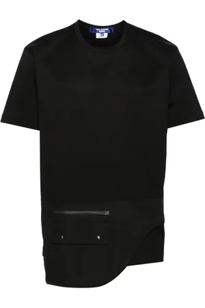 JUNYA WATANABE Draped-panel cotton T-shirt