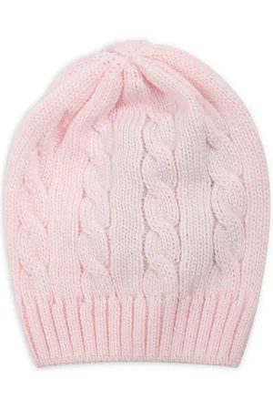 LITTLE BEAR Cable-knit wool beanie