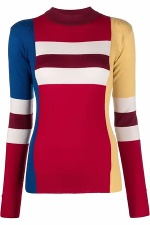 Colville Colour-block wool jumper