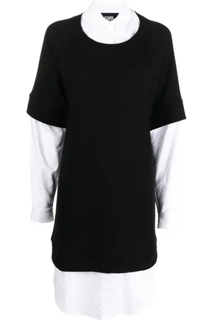 Karl Lagerfeld Layered shirt sweatshirt dress
